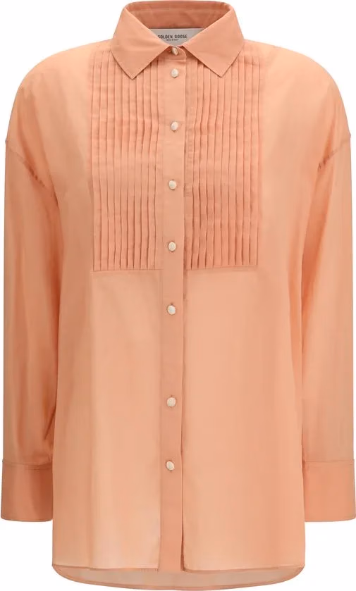 Golden Goose Brown Cotton Shirt