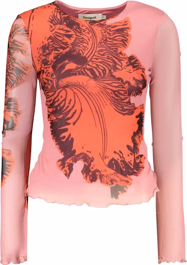 Desigual Rosa Viscosa Women T-Shirt