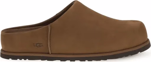 UGG Brown Calf Leather Bos Taurus Mules