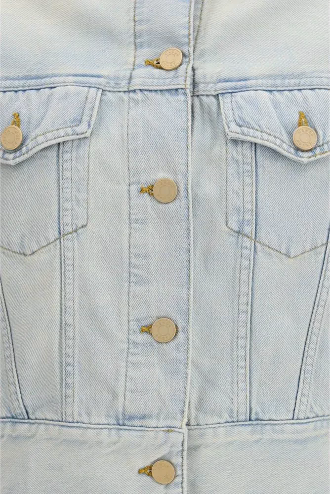 Jacob Cohen Gray Cotton Denim Jacket