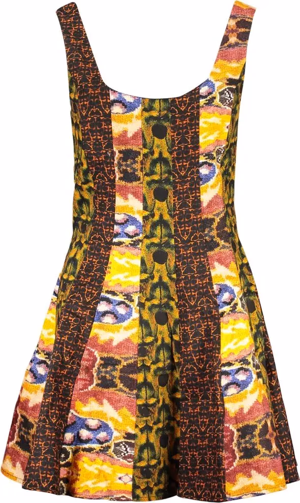 Desigual Giallo Cotton Women Dress