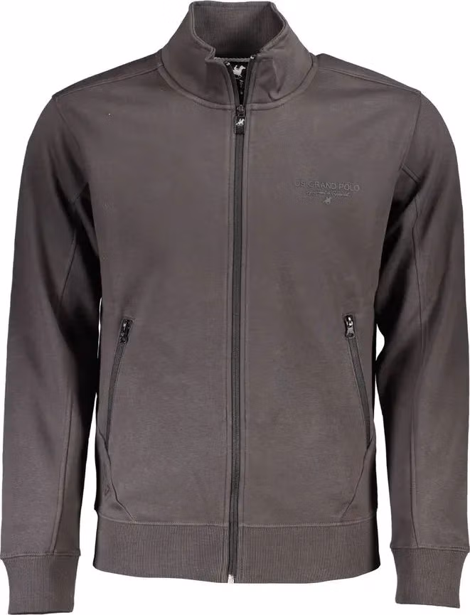 U.S. Grand Polo Grigio Cotton Men's Sweatshirt