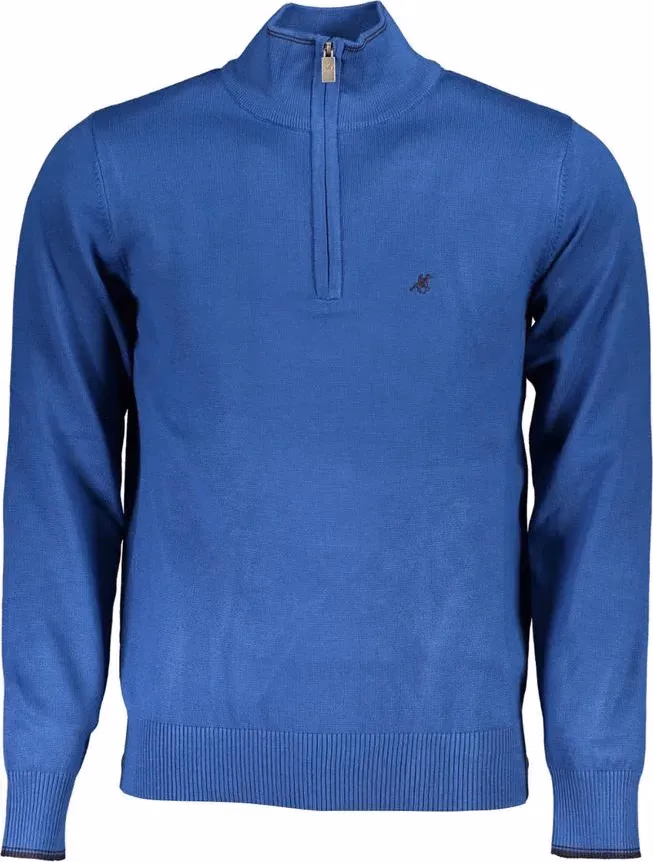U.S. Grand Polo Blue Viscose Men's Sweater