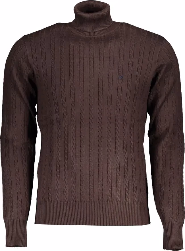 U.S. Grand Polo Marrone Viscosa Uomo Maglia