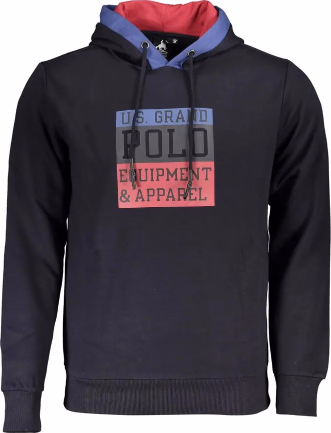 U.S. Grand Polo Blue Cotton Mens Sweatshirt