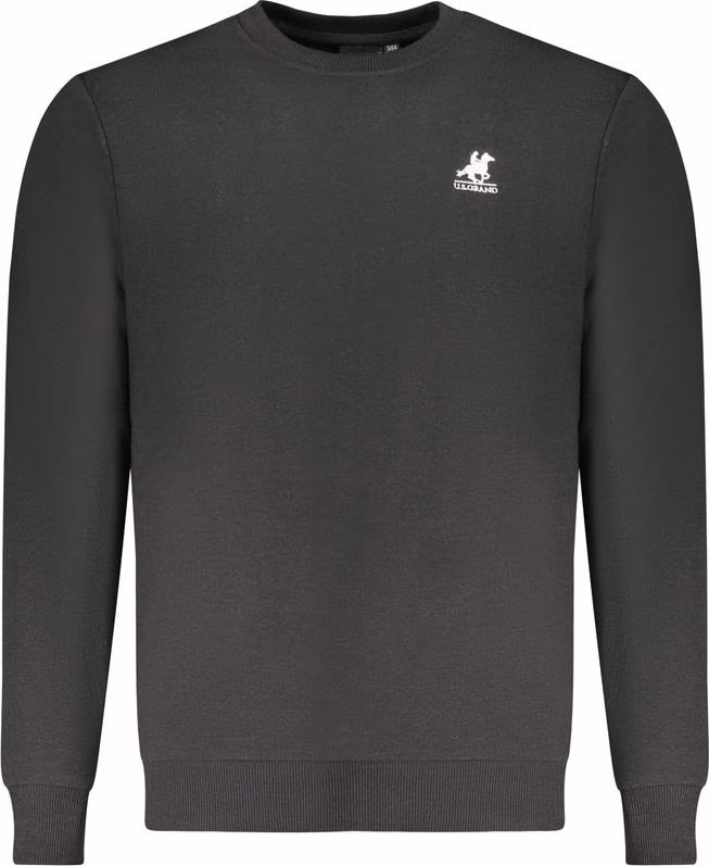 U.S. Grand Polo Black Cotton Men's Sweatshirt