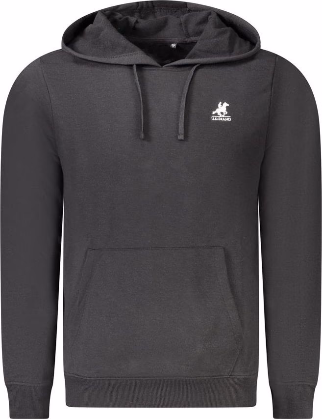 U.S. Grand Polo Black Cotton Men's Sweatshirt