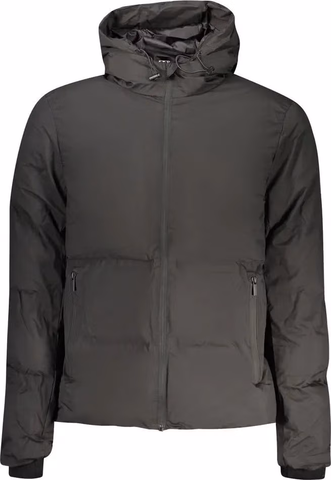 U.S. Grand Polo Black Polyester Men's Jacket