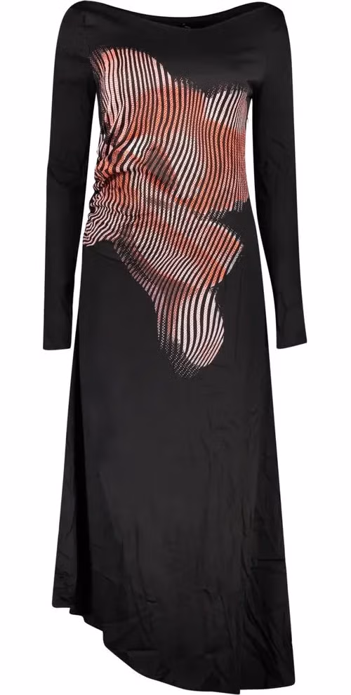 Desigual Black Viscose Women Dress