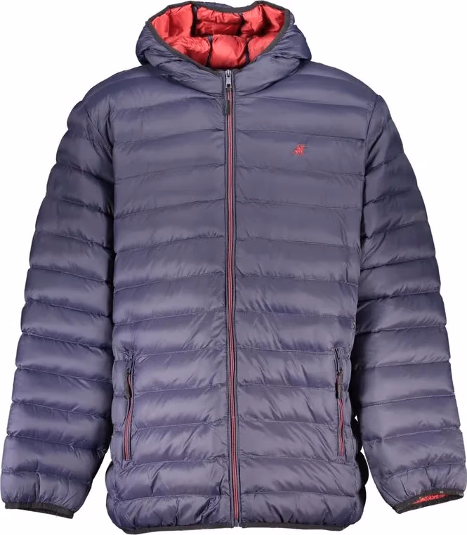 U.S. Grand Polo Blue Polyester Men's Jacket