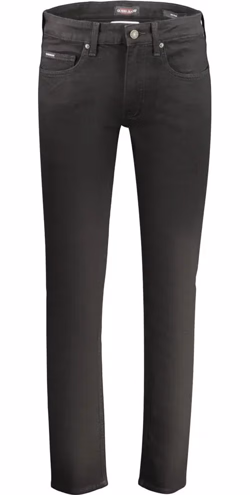 Guess Jeans Black Cotton Mens Jeans