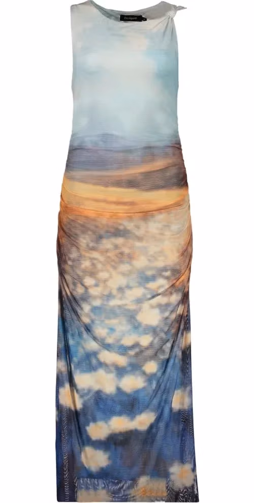 Desigual Azzurro Polyester Women Dress
