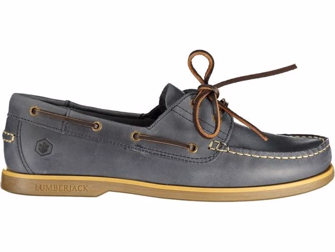 Lumberjack Blue Leather Men Classic Shoe