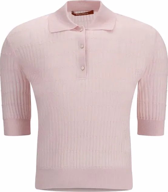 Max Mara Multicolor Silk Shortsleeve Shirt