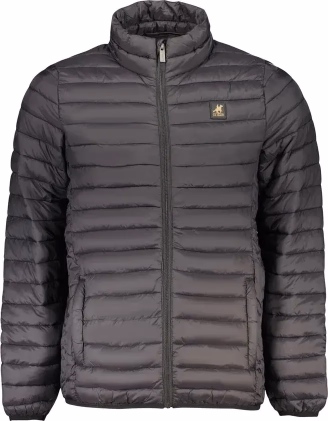 U.S. Grand Polo Black Polyester Men's Jacket