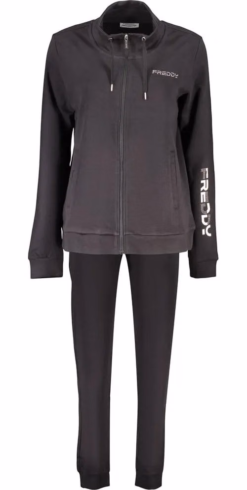 Freddy Black Cotton Women's Sweatshirt