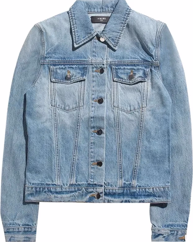 Amiri Blue Cotton Denim Jacket