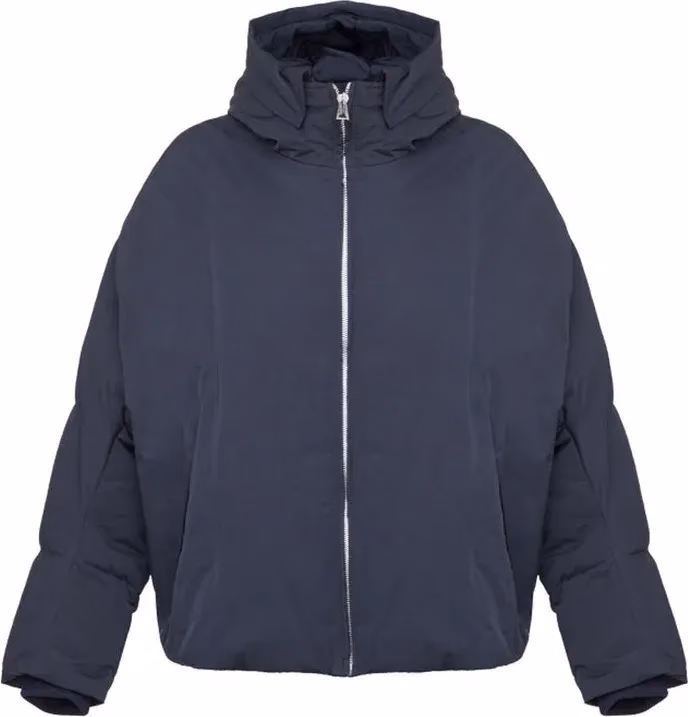 Bottega Veneta Blue Polyamide Full-Length Jacket