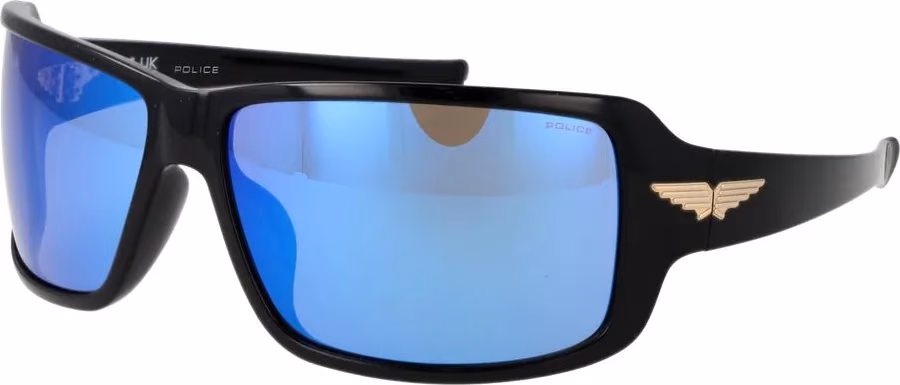 Police Black Plastic Sunglasses
