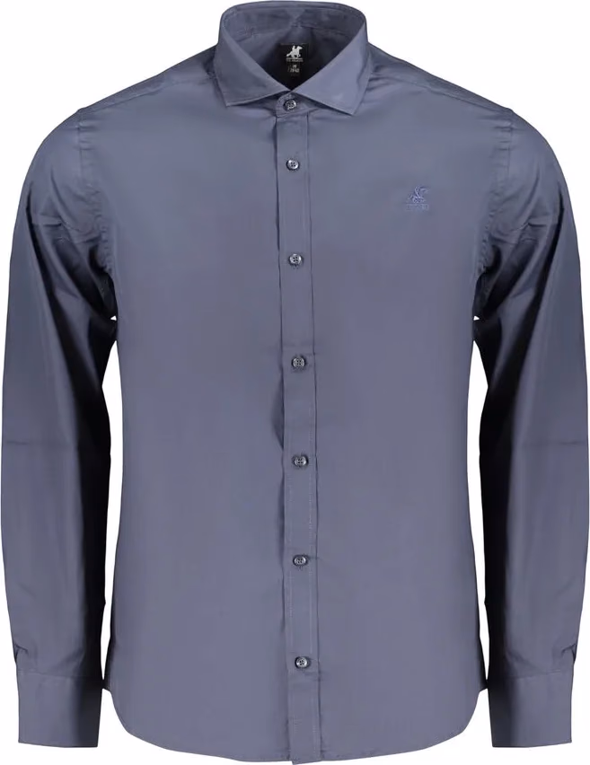 U.S. Grand Polo Blue Cotton Men's Shirt