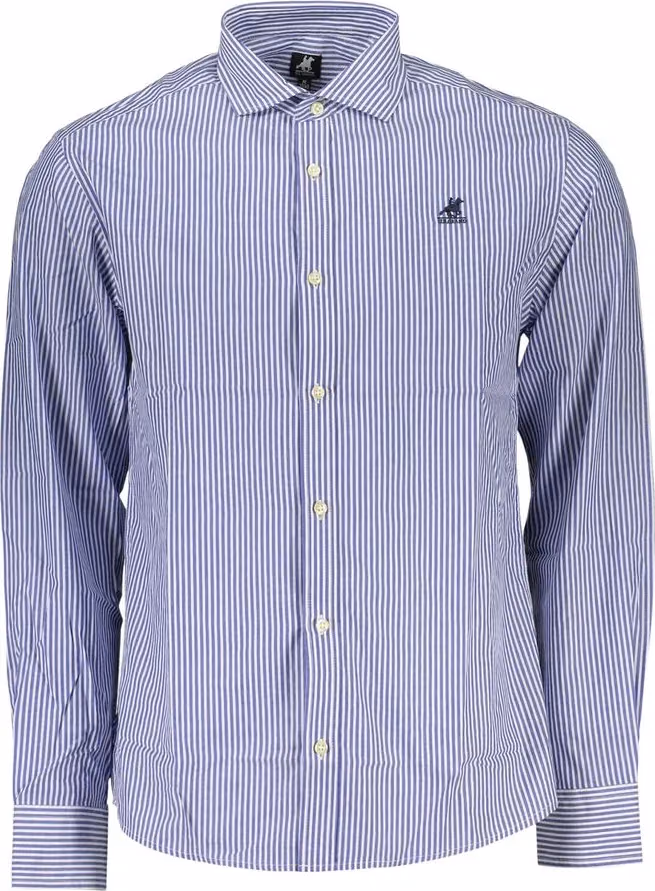 U.S. Grand Polo Blue Cotton Men's Shirt