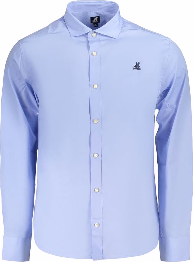 U.S. Grand Polo Azzurro Cotton Men's Shirt