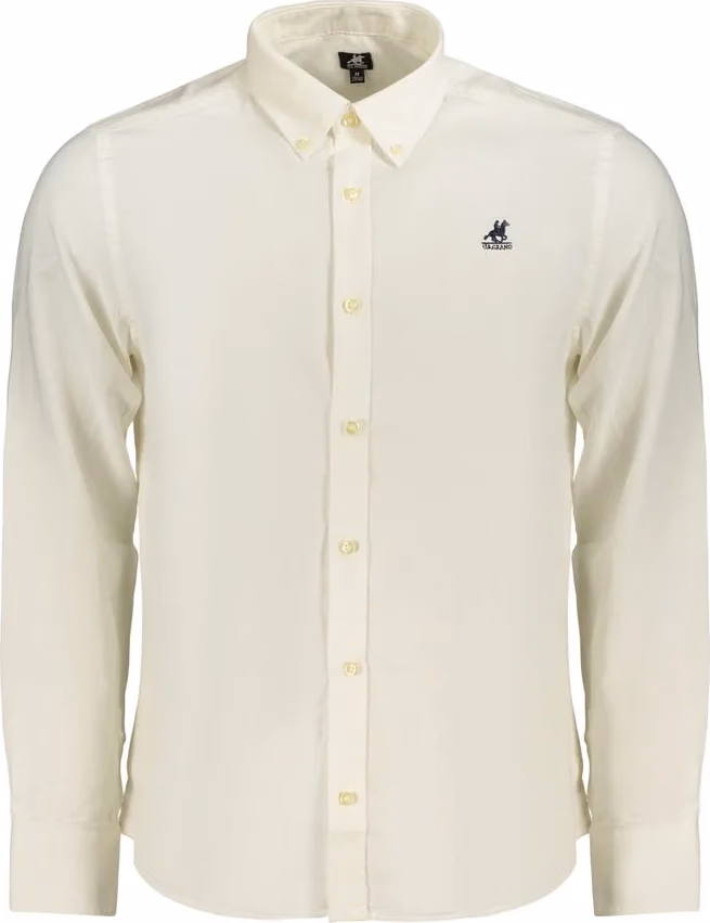 U.S. Grand Polo Bianco Cotton Men's Shirt
