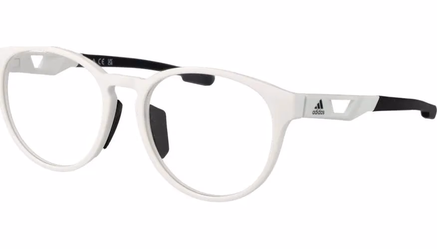 Adidas White Plastic Glasses (Frames)