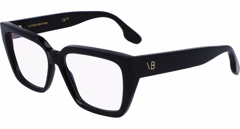 Victoria Beckham Black Plastic Glasses (Frames)