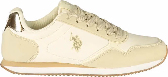 U.S. POLO ASSN. Beige Polyurethane Women's Sneaker