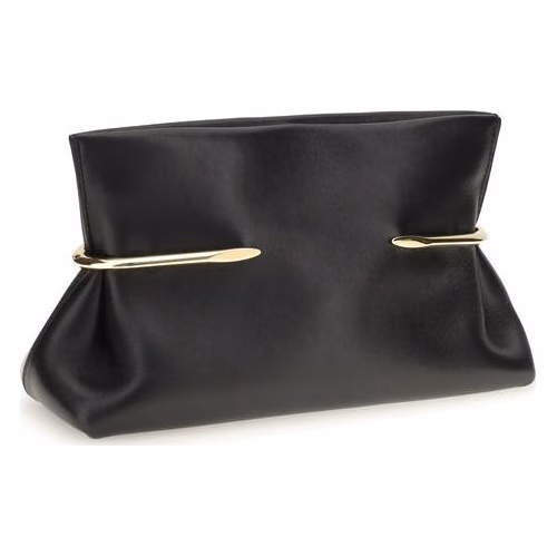 Givenchy Black Napa Leather / Calf Bos Taurus Clutch Bag