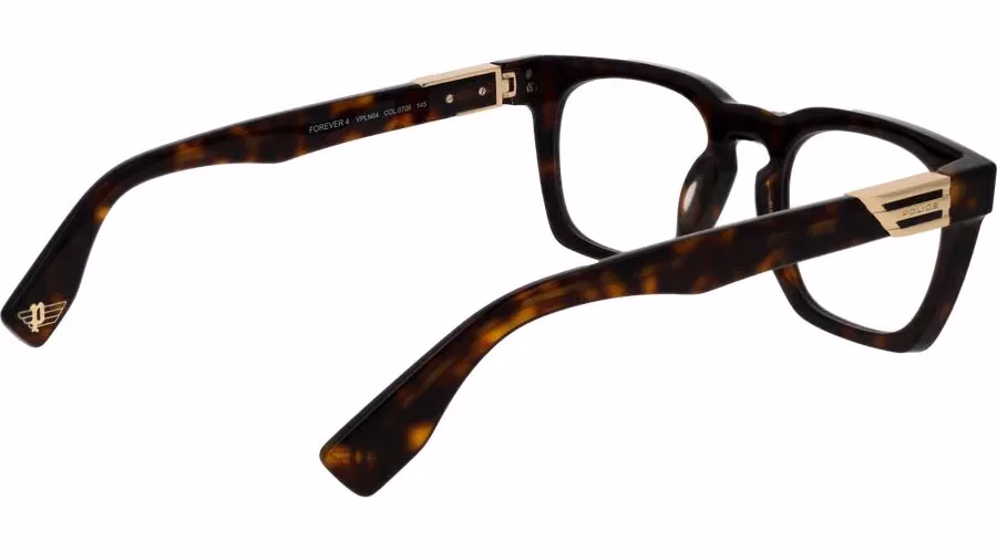 Police Brown Cellulose Acetate Glasses (Frames)