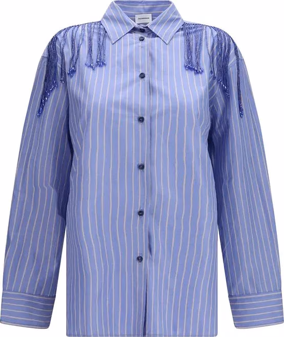 The Andamane Blue Cotton Dress Shirt