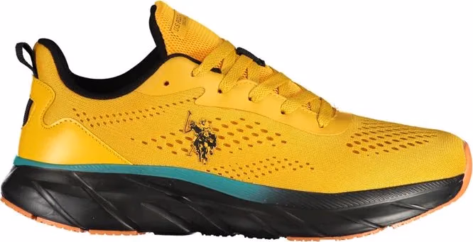 U.S. POLO ASSN. Yellow Polyester Men's Sneaker