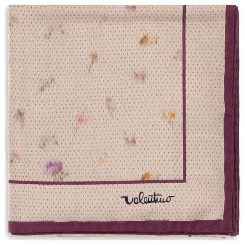 Valentino Garavani Beige Silk Scarf