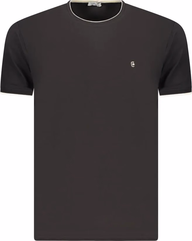 Coveri Moving Black Cotton Men's T-Shirt
