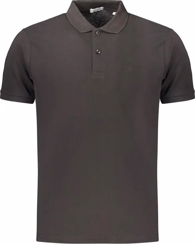Coveri Moving Black Cotton Men's Polo Shirt