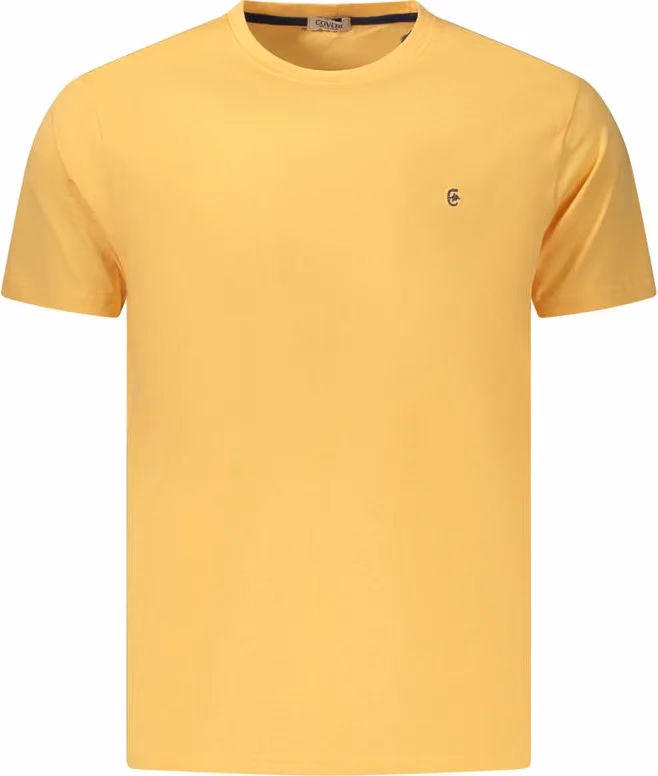 Coveri Moving Orange Cotton Mens T-Shirt