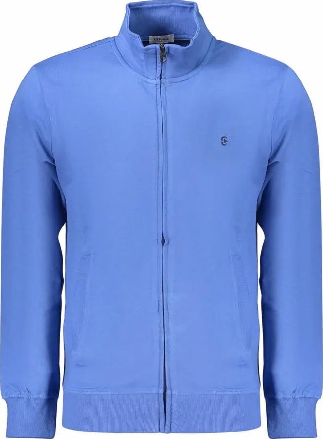 Coveri Moving Blue Cotton Men's Sweatshirt