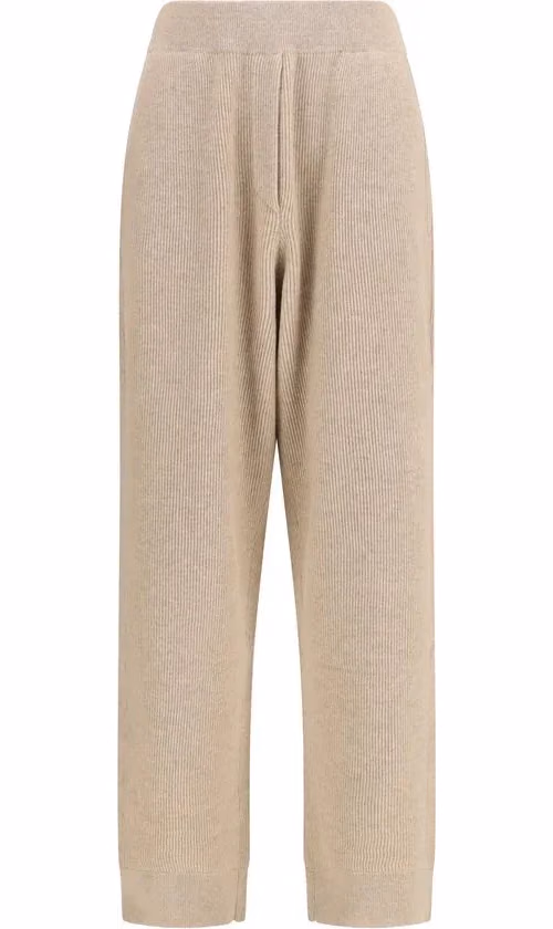 Brunello Cucinelli Beige Cashmere Casual Pants