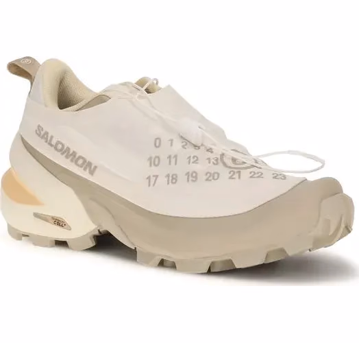 MM6 White Nylon Athletic Sneakers