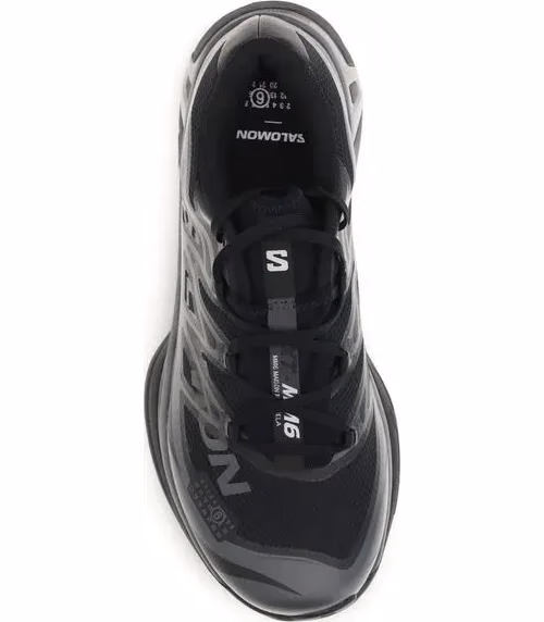 MM6 Black Polyamide Athletic Sneakers