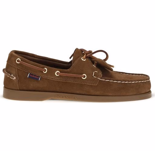 Sebago Brown Calf Leather Bos Taurus Slip-On Loafers