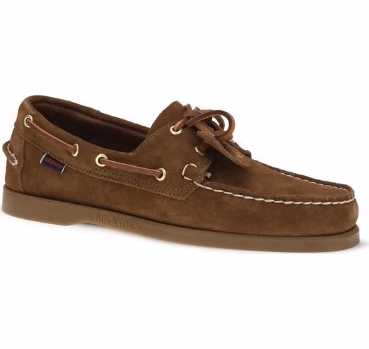 Sebago Brown Calf Leather Bos Taurus Slip-On Loafers