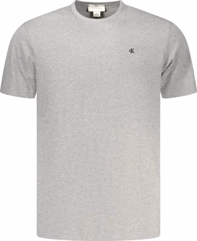 Calvin Klein Gray Cotton Men's T-Shirt