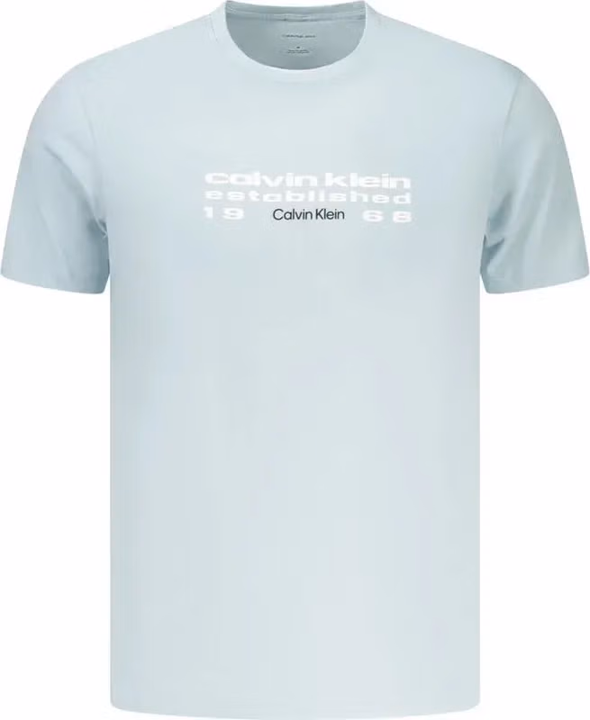 Calvin Klein Azzurro Cotton Men's T-Shirt