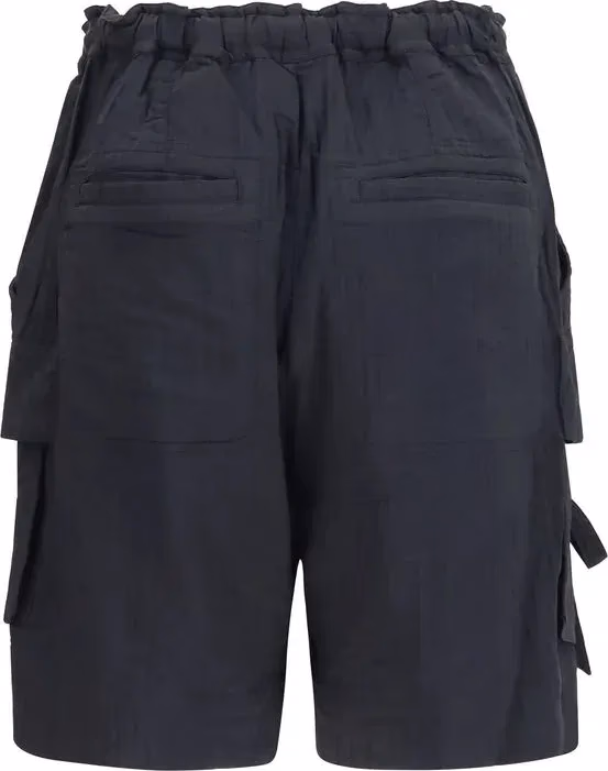 Isabel Marant Étoile Black Viscose Bermuda Shorts