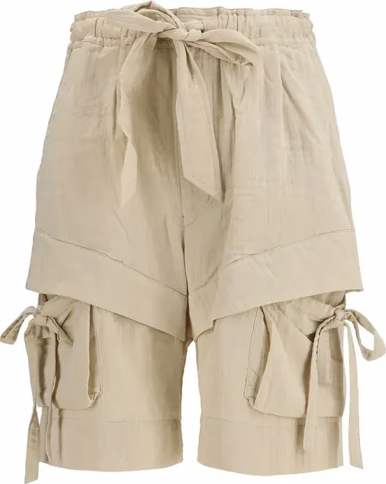 Isabel Marant Étoile Beige Viscose Bermuda Shorts