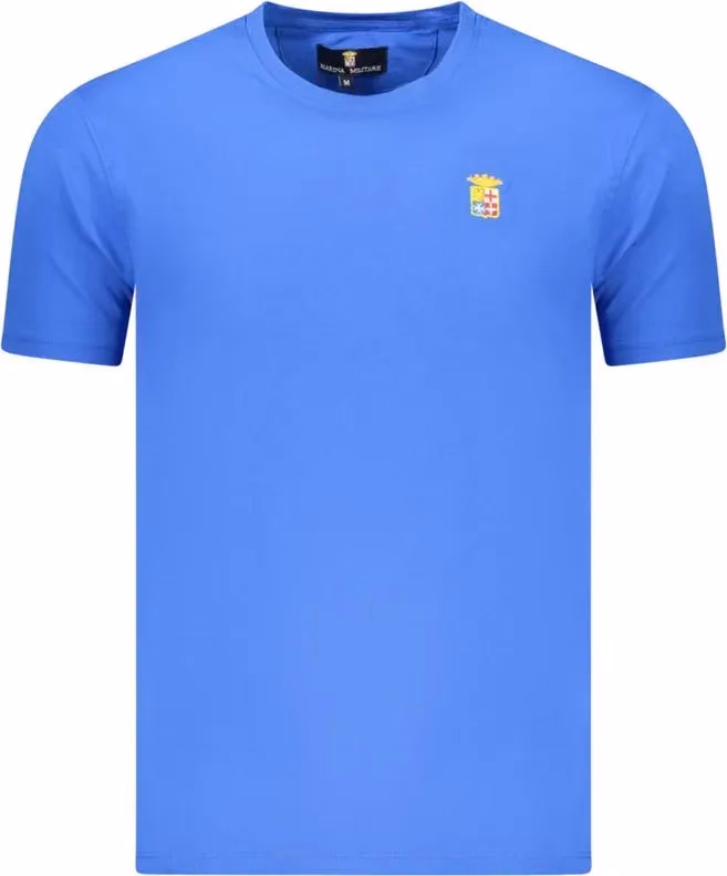 Marina Militare Blue Cotton Men's T-Shirt