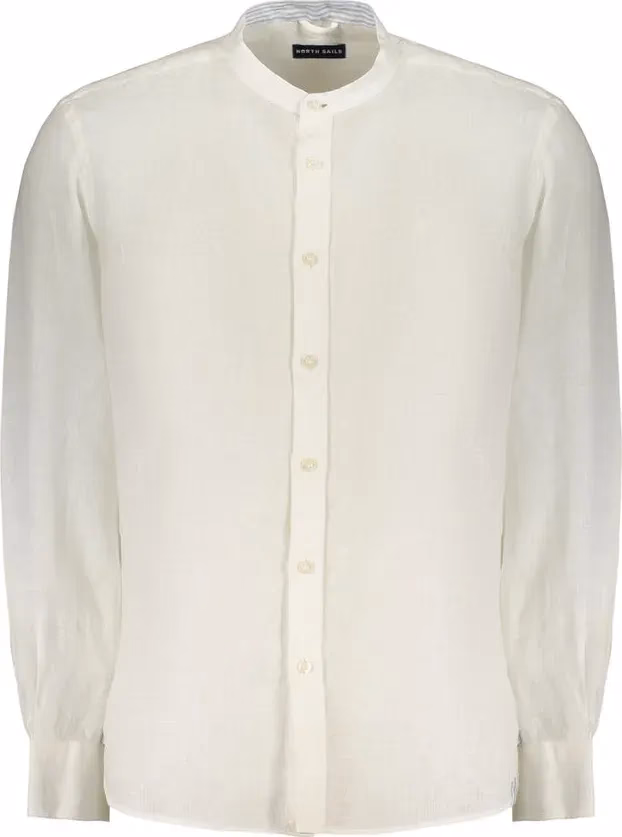 North Sails White Linen Men's Shirt